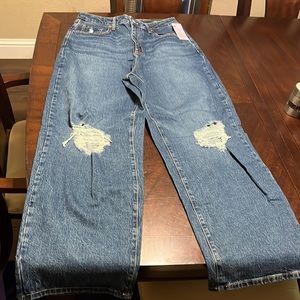 Fair Trade High rise 31.5 inseam sz 10 jeans 30in waist straight leg jeans baggy